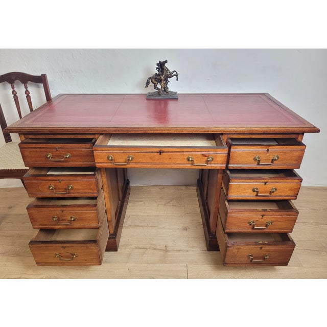 This is an beautiful Edwardian writing desk, which exudes a historical charm to the home office or living room décor....