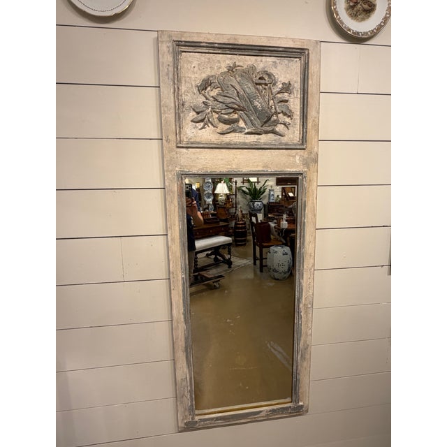 Pair of Vintage Trumeau Mirrors For Sale - Image 12 of 13