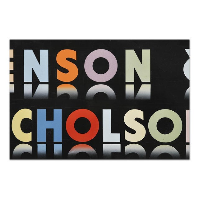 Enameled Sign from Jenson & Nicholson For Sale - Image 3 of 5