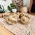 Vintage Woven Knot Bamboo Rattan Napkin Rings, Set of 5 Handmade and sturdy, they are perfect for dining al fresco and are...