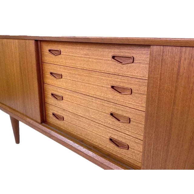 Wood Vintage Deens Sideboard by Clausen for Clausen & Søn, 1960s For Sale - Image 7 of 10