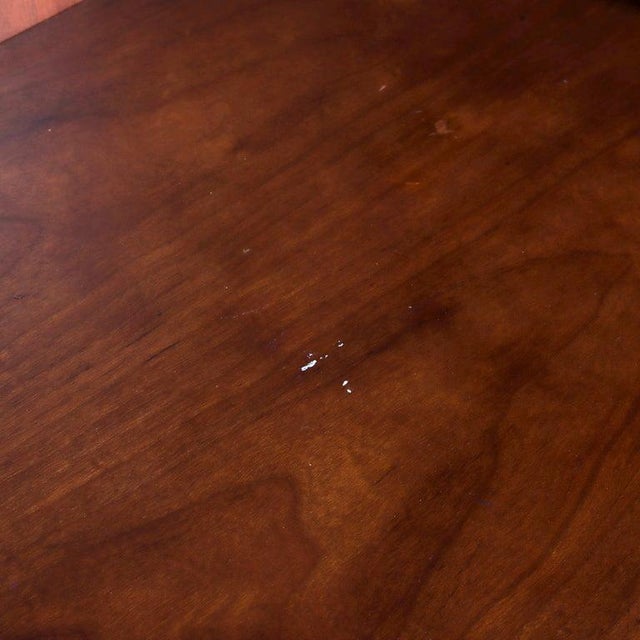 French Pierre Deux Louis XIV Carved Mahogany Country Double Door Armoire 20thC For Sale - Image 15 of 18