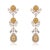 18k Earrings with 1.73 carats of natural yellow diamonds and 4.33 carats of natural white color diamonds. 14.35g