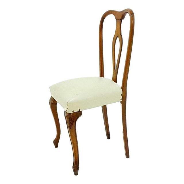 Wood Walnut Collection Chairs, 1960s, Set of 4 For Sale - Image 7 of 10