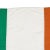 This vintage Irish flag is fully sewn from assorted materials including 100% wool, a soft synthetic, and cloth that is a...