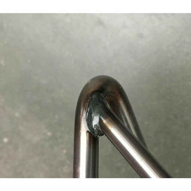 German Postmodern Kreuzschwinger Ottoman or Stool by Till Behrens for Schlubach, 1980s For Sale - Image 16 of 18