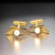1990s Mikimoto Estate Akoya Pearl Cufflinks Overlay 14k Gold, 2 Pieces For Sale - Image 9 of 11