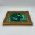 Emerald Vintage Botanical Oil Painting in Gilt Frame For Sale - Image 8 of 10