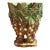 Mid-Century McCoy Green & Brown Grapes and Leaves Vase For Sale