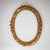 Oval gilt Louis XV stucco frame with rosette decoration and pronounced sculptural depth. Sight size: 30.7 × 26 in...