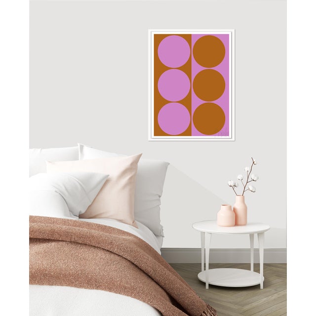 This is a wow piece! A marvelous pink and amber play off of each other, creating both excitement and balance. The shapes...