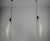 Mid-Century Modern Italian Pendant Lamps in Teak and Opal Glass, 1960s, Set of 2 For Sale - Image 3 of 14