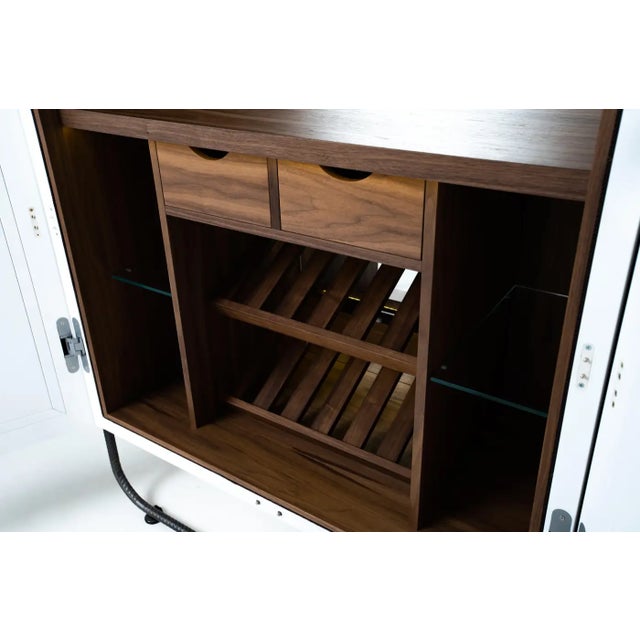 Panoptikum Collections "Break Free" Illuminated Holographic Bar Cabinet For Sale - Image 9 of 11