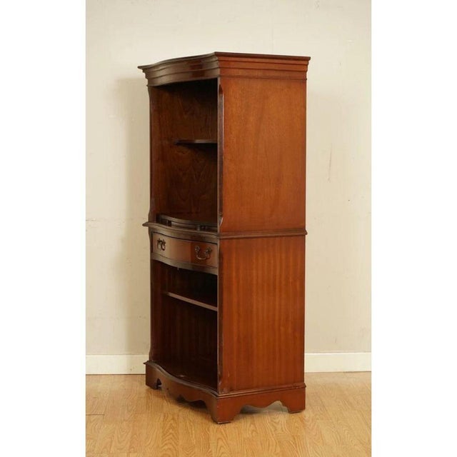 Open Bookcase Cabinet with Shelves, Serving Tray and Drawer For Sale - Image 11 of 13