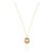 Not Yet Made - Made To Order Medallion Diamond Evil Eye Necklace in 18k Yellow Gold- Gift for Christmas For Sale - Image 5 of 13