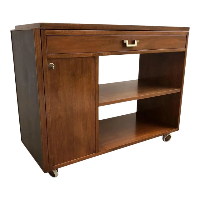 Dunbar Edward Wormley Bar Serving Cart Mid-Century Modern For Sale