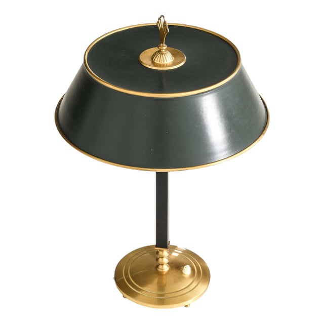 Scandinavian Modern Model 6942 Table Lamp in Brass by Arvid Böhlmark, 1920s For Sale