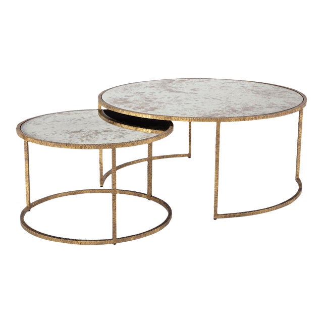 Regina Andrew Anastasia Nesting Cocktail Tables, Set of 2 For Sale