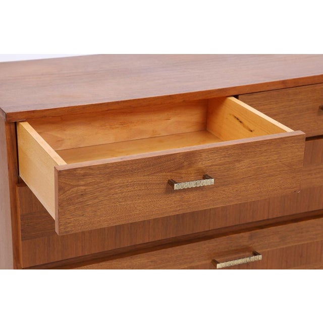 Vintage Walnut Shoe Cabinet, 1960s For Sale - Image 9 of 14