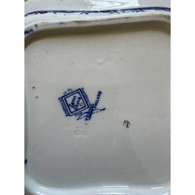 Early 20th Century Ridgeway Blue Willow Dish For Sale In Portland, ME - Image 6 of 7