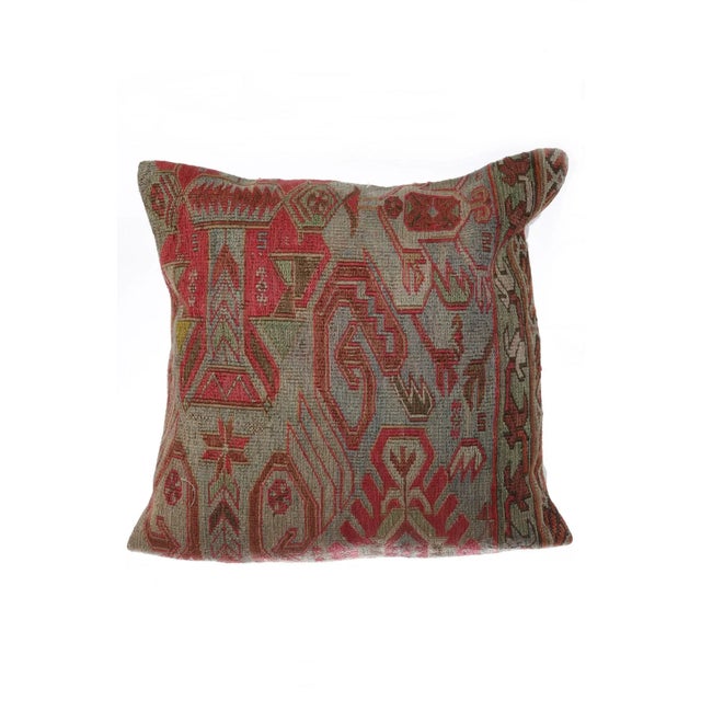 Decorative Kilim Pillow Cover For Sale - Image 4 of 4