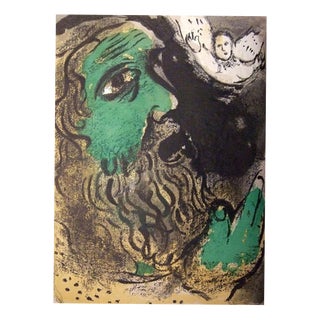 Marc Chagall, Job in Prayers, 1960, Lithograph For Sale