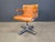 Italian Modern Steel and Leather Office Chair by Ettore Sottsass for Poltronova, 1970 For Sale - Image 7 of 12