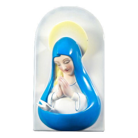 Ceramic Holy Water Stoup by Pietro Spertini for Lenci For Sale