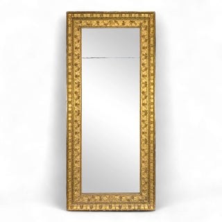 Restoration Mirror with Wine-Themed Decoration For Sale
