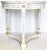 Vintage Neoclassical Round Faux Marble Side Table For Sale - Image 12 of 12