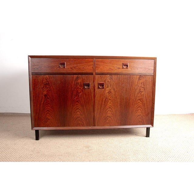 Scandinavian Sideboard in Rosewood by Erik Brouer for Brouers Mobelfabrik, 1960, in Flawless conditions. Designed 1960 to...