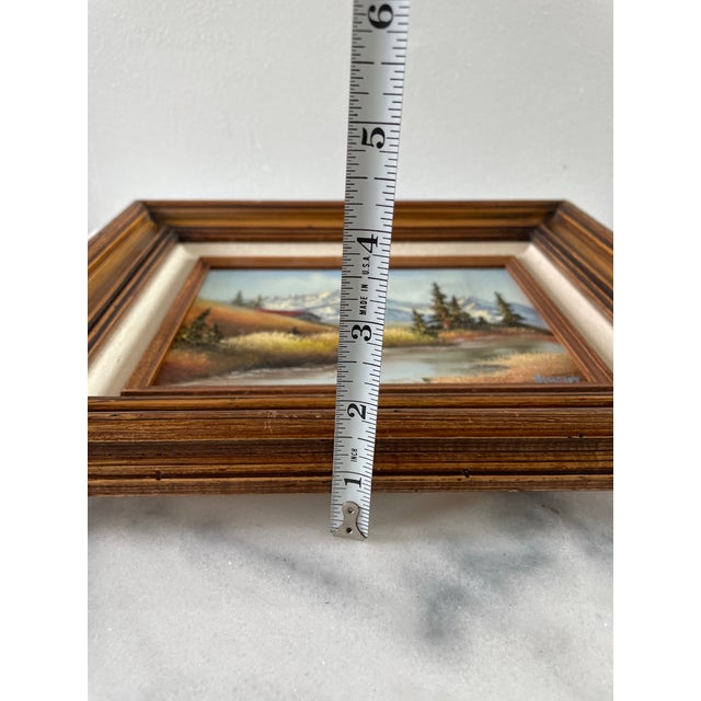 Late 20th Century Late 20th Century Judy Sleight Signed Framed Oil on Canvas PNW Landscape For Sale - Image 5 of 7