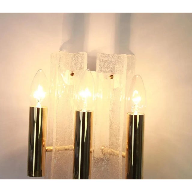 Kalmar Austrian Murano Glass Lipizza Sconces from Kalmar, 1960s, Set of 2 For Sale - Image 4 of 8