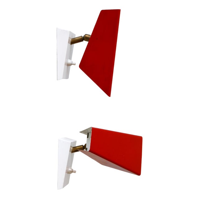 Mid-Century Modern Wall Lights, Germany, 1960s, Set of 2 For Sale