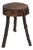 Rustic Hand-Crafted Wooden Stool, 1960s For Sale