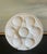 1960s Vintage French Longchamp White Oyster Plate For Sale - Image 5 of 11