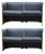 Set of Black Leather Sofas by Mario Bellini for Cassina, 1970s For Sale