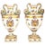 19th Century Italian White Crater Vases, Set of 2 For Sale - Image 5 of 5