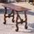 Goat-Shaped Side Table with Lyre-Shaped Feet in Solid Walnut For Sale - Image 14 of 18