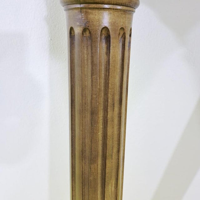 Decorated Wooden Columns, Set of 2 For Sale - Image 4 of 10
