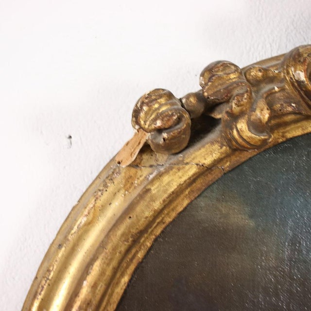 Italian Artist, Female Portrait, 18th Century, Oil on Canvas, Framed For Sale - Image 10 of 14