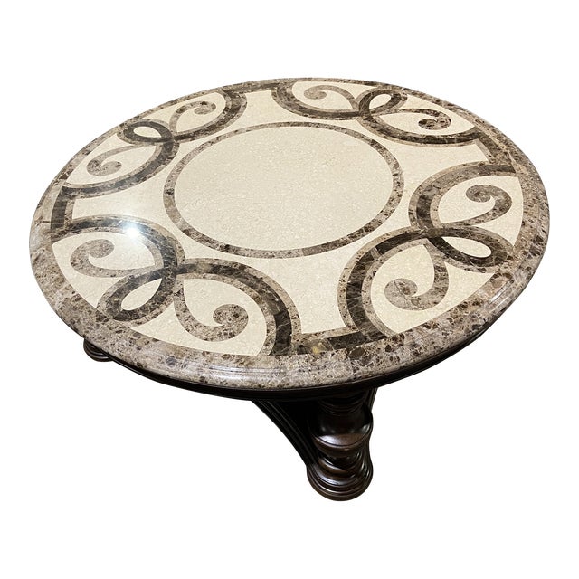 Thomasville Hills of Tuscany Collection Round Coffee Table Chairish