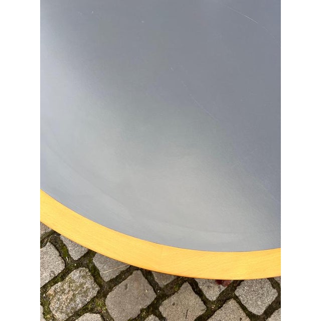 Semicircular Dining Table in Grey Beech by Rud Thygesen & Johnny Sørensen for Farstrup For Sale - Image 10 of 11
