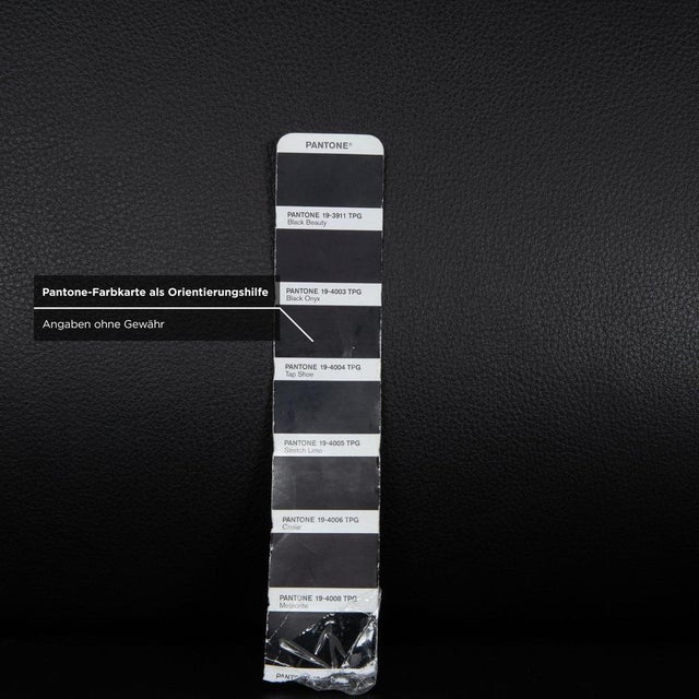 Model 2300 2-Seater Sofa in Black Leather from Rolf Benz For Sale - Image 10 of 14