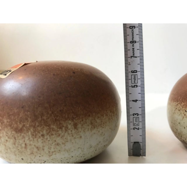 Mushroom Vases by Aage Würtz for Würtz Studio, 1970s, Set of 2 For Sale - Image 6 of 8