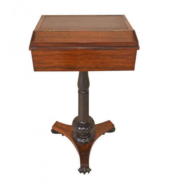 Victorian Brown Students Desk For Sale - Image 9 of 15