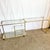 Milo Baughman Hollywood Regency Expandable Brass and Glass Bar Cart by Milo Baughman for Dia For Sale - Image 4 of 12