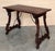 Late 19th Century 19th Spanish Side Table With Carved Turned Legs and Iron Stretcher For Sale - Image 5 of 10