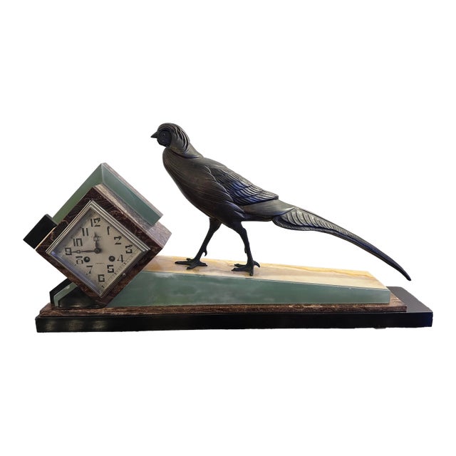 French Art Deco Table Clock. For Sale