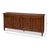 Walnut Burl Four-Door Credenza with Inlaid Panels For Sale - Image 10 of 10